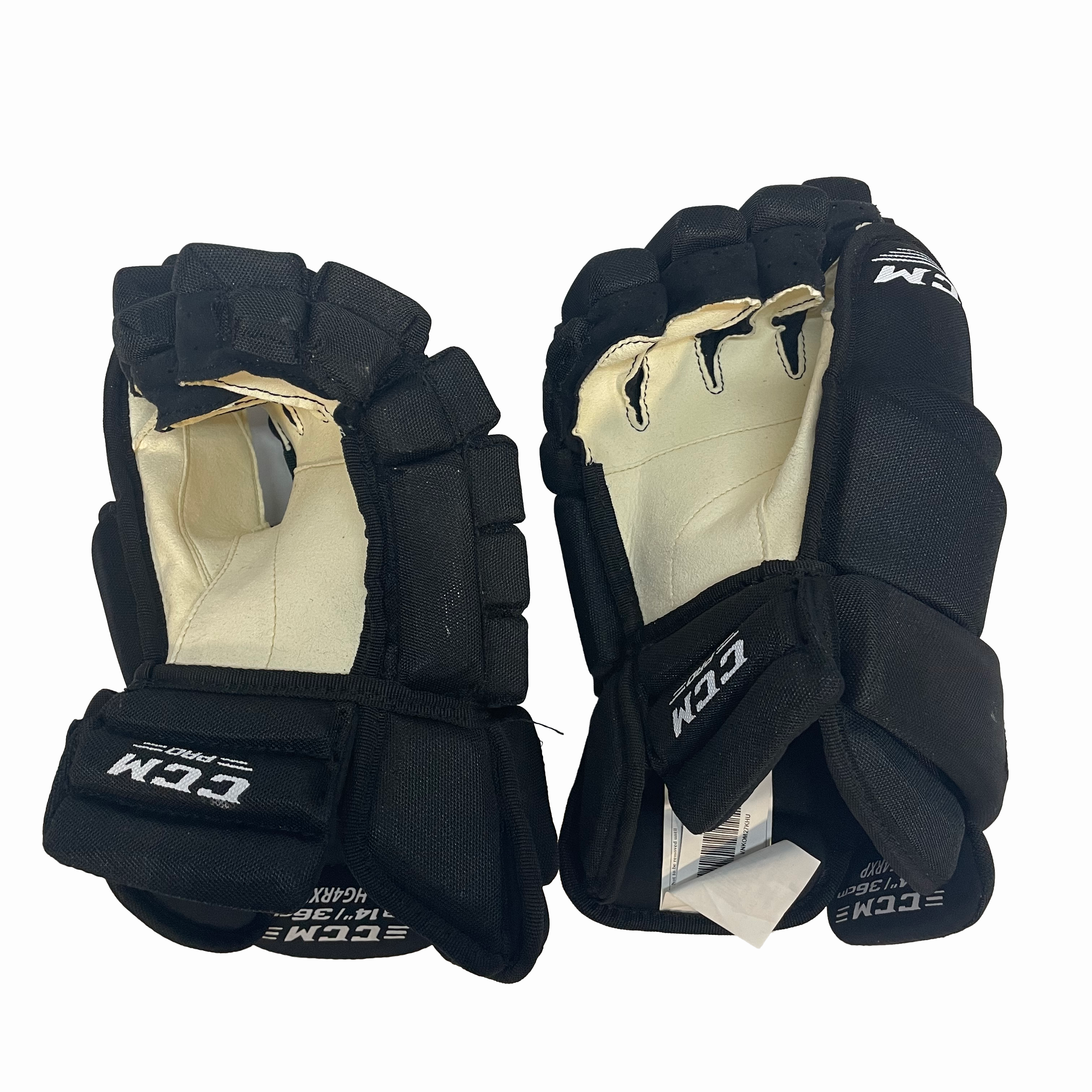 CCM HG4RPP - NHL Pro Stock Glove - Calgary Flames (Black)